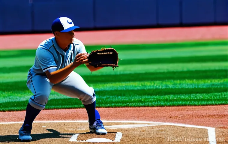 야구 훈련 효과 측정법 - **Prompt: Data-Driven Baseball Training Session**
    A focused, dynamic shot inside a modern, brigh...